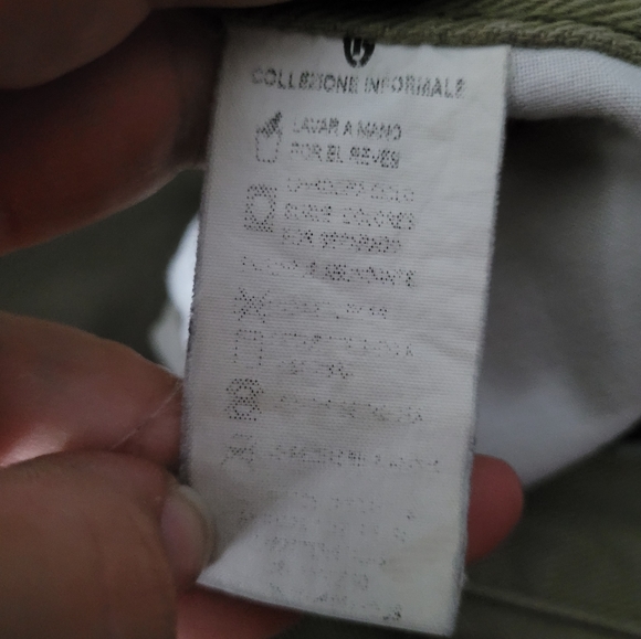 COLLEZIONE INFORMALE | straight leg khaki denim jeans - Picture 12 of 14